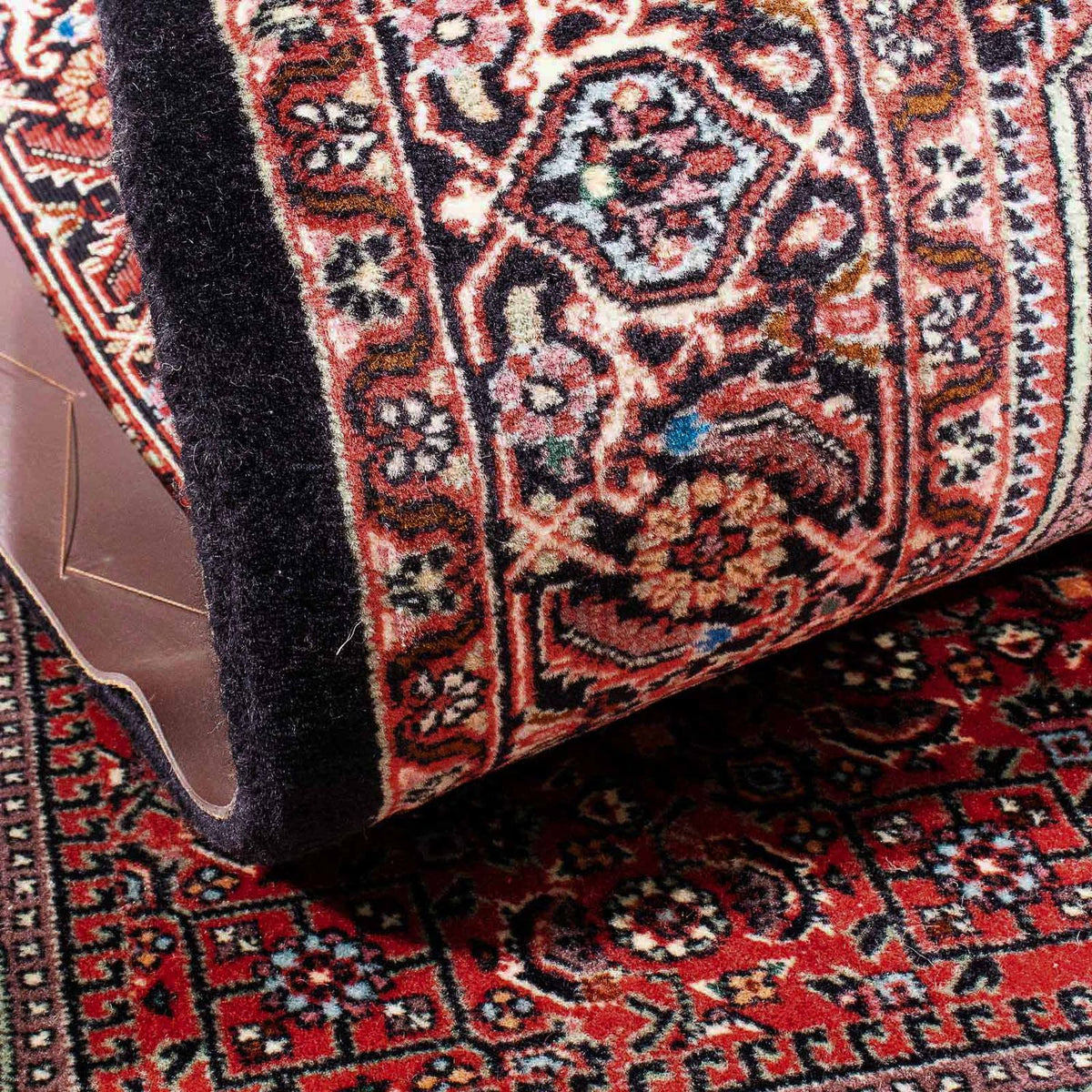 Alfombra persa - Bidjar - 174 x 110 cm - rojo claro