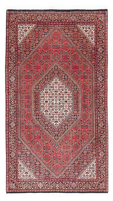 Alfombra de pasillo Alfombra persa - Bidjar - 187 x 107 cm - rojo