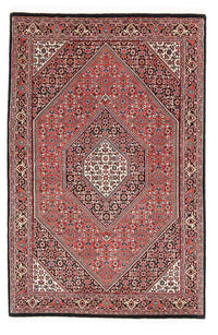 Alfombra persa - Bidjar - 187 x 110 cm - rojo claro