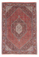 Alfombra persa - Bidjar - 170 x 110 cm - rojo