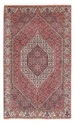 Alfombra persa - Bidjar - 182 x 112 cm - rojo claro