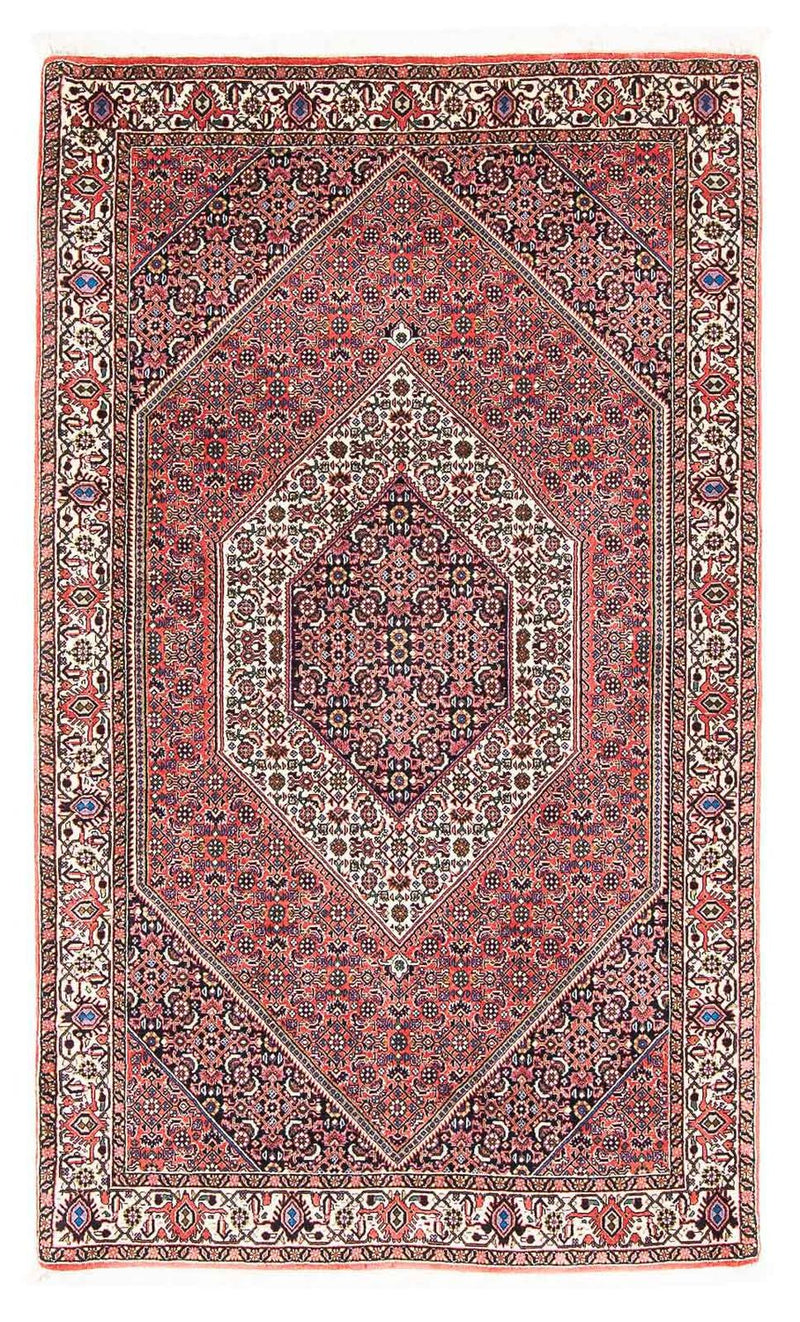 Alfombra persa - Bidjar - 182 x 112 cm - rojo claro
