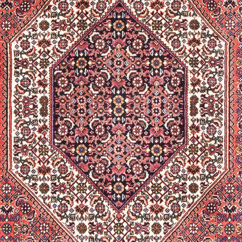 Alfombra persa - Bidjar - 182 x 112 cm - rojo claro