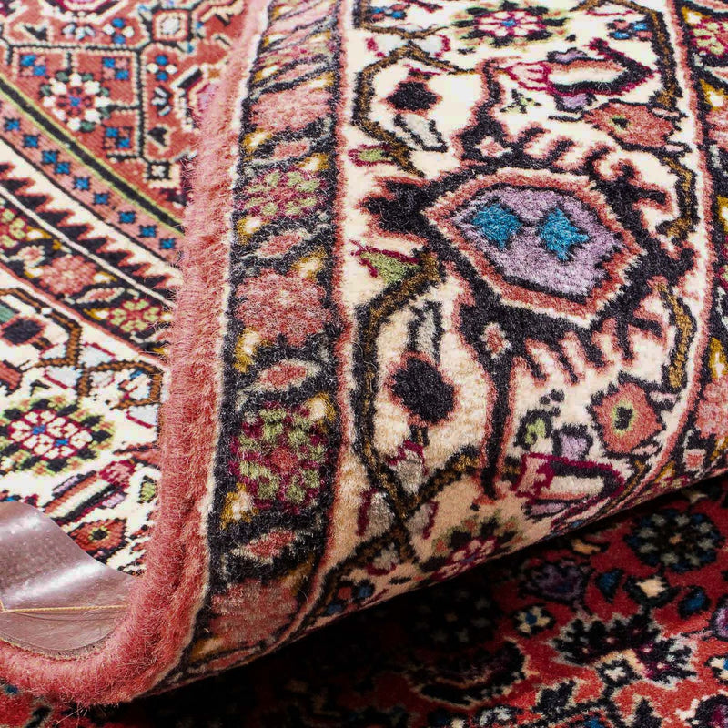 Alfombra persa - Bidjar - 182 x 112 cm - rojo claro