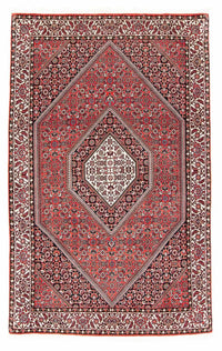 Alfombra persa - Bidjar - 174 x 110 cm - rojo claro
