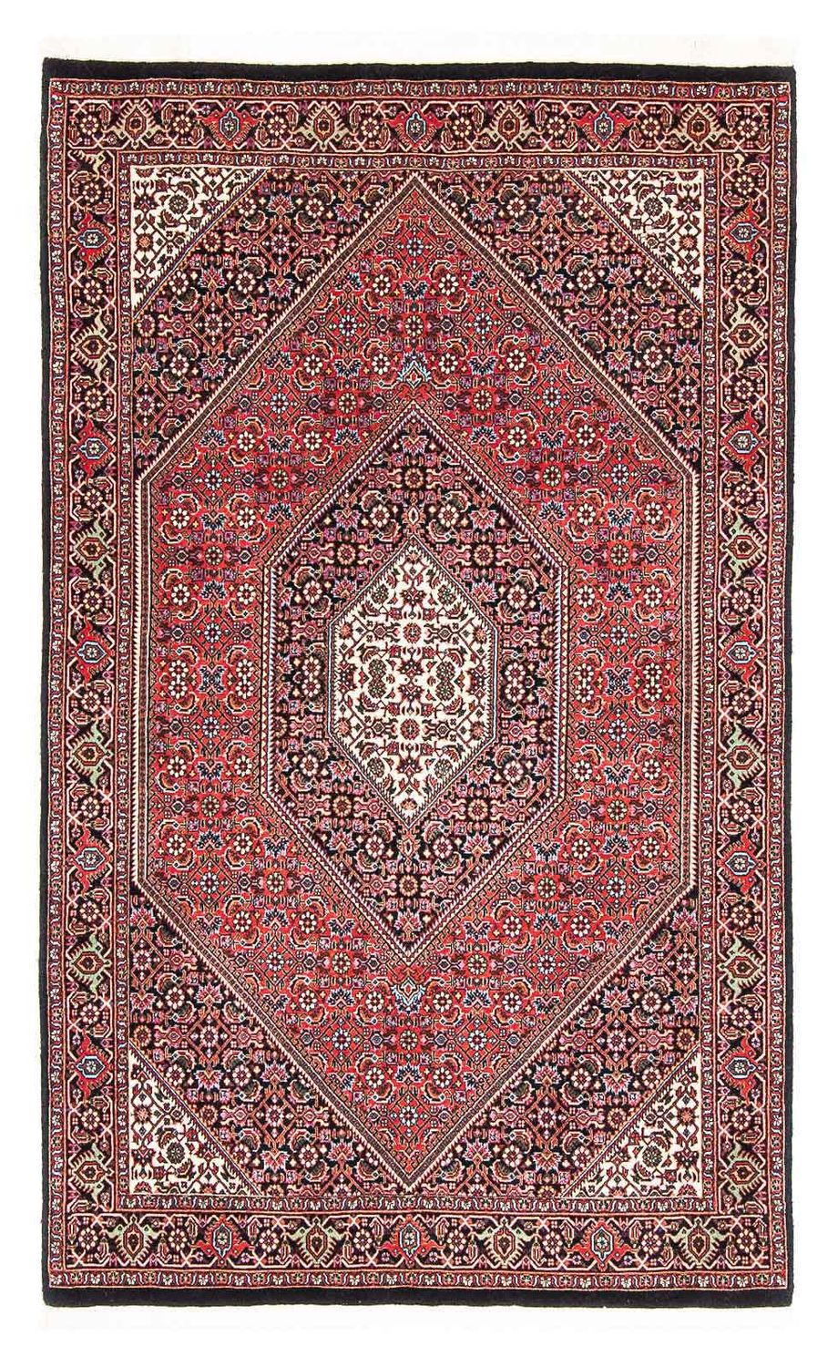 Alfombra persa - Bidjar - 175 x 108 cm - rojo