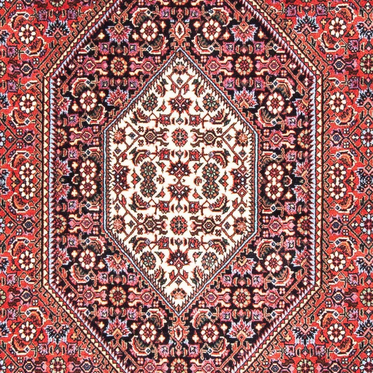 Alfombra persa - Bidjar - 175 x 108 cm - rojo