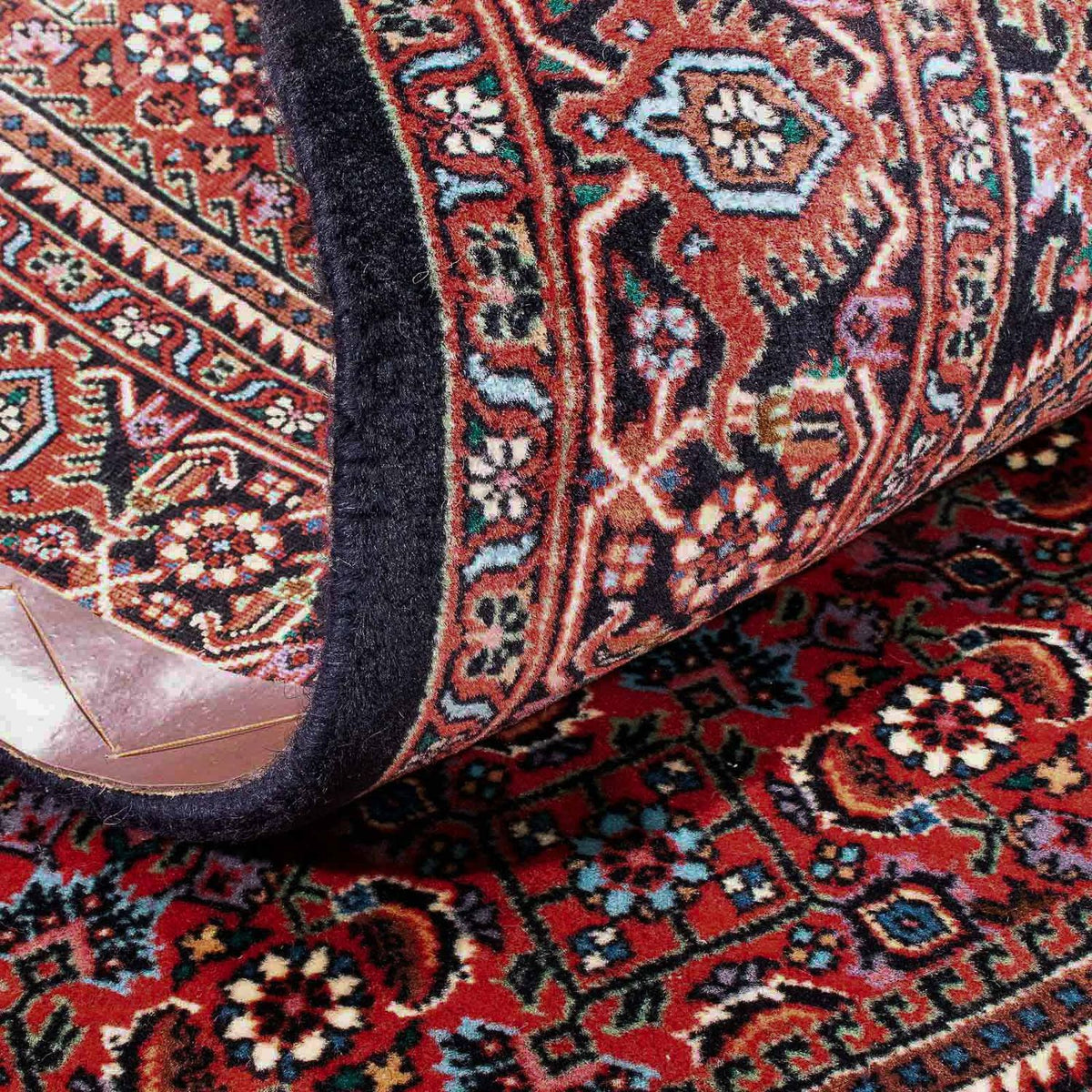 Alfombra persa - Bidjar - 175 x 108 cm - rojo