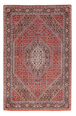 Alfombra persa - Bidjar - 177 x 111 cm - rojo