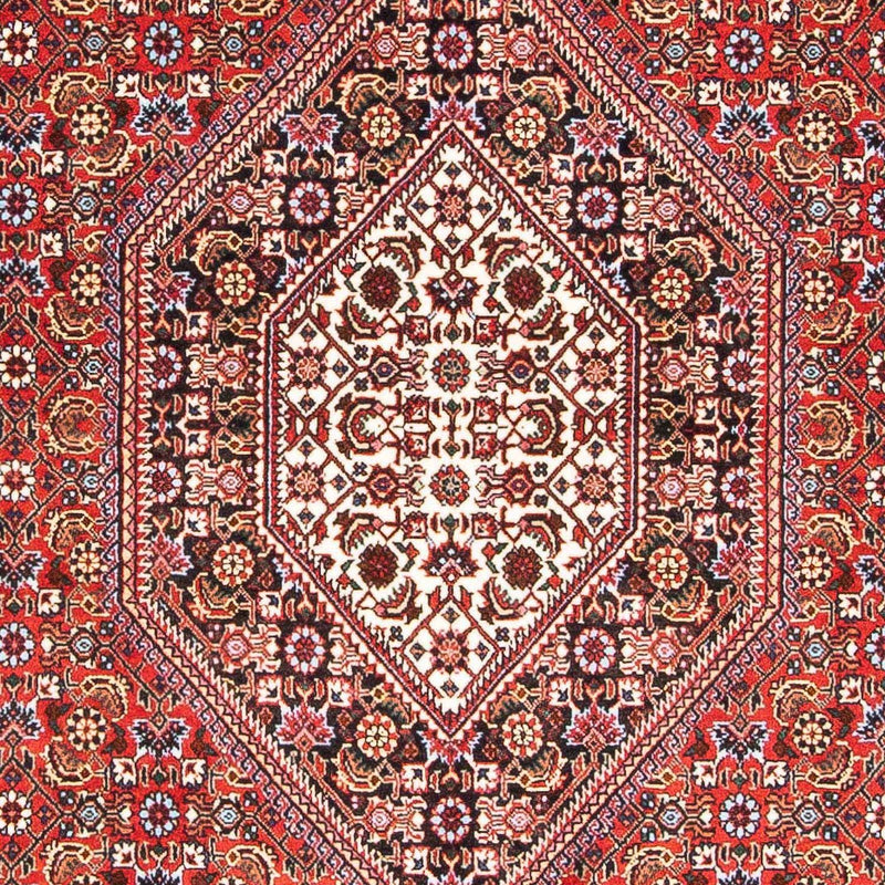 Alfombra persa - Bidjar - 177 x 111 cm - rojo