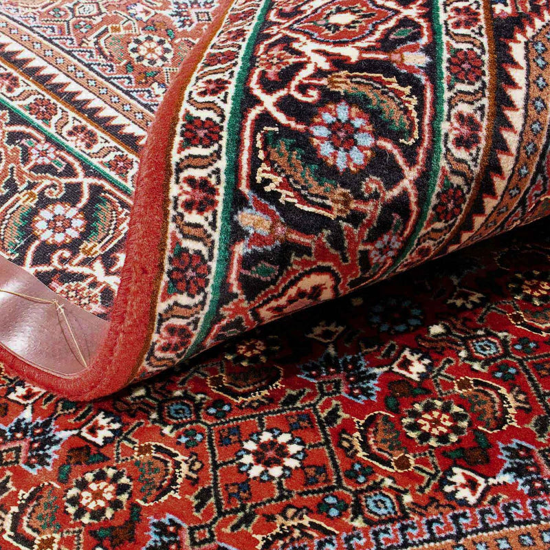 Alfombra persa - Bidjar - 177 x 111 cm - rojo