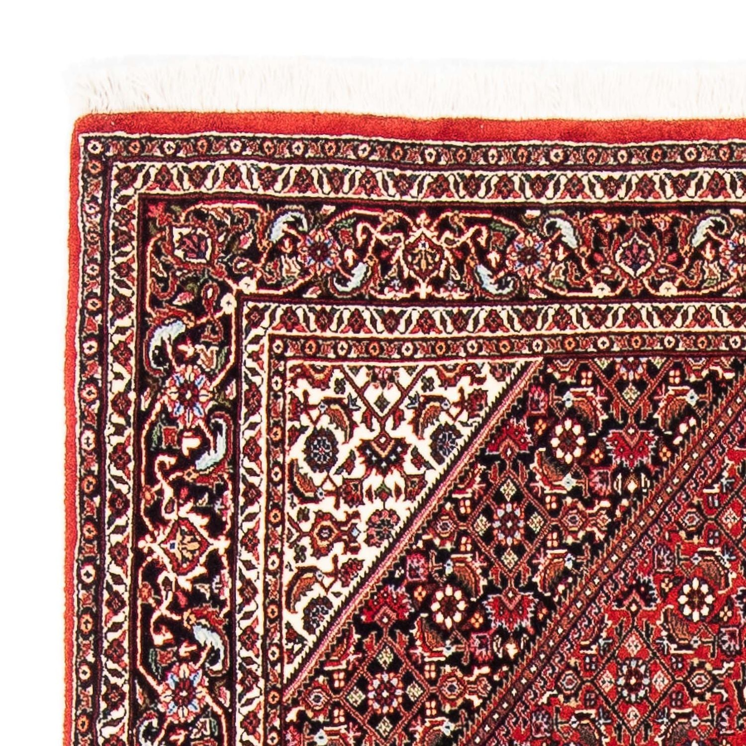 Alfombra persa - Bidjar - 177 x 110 cm - rojo