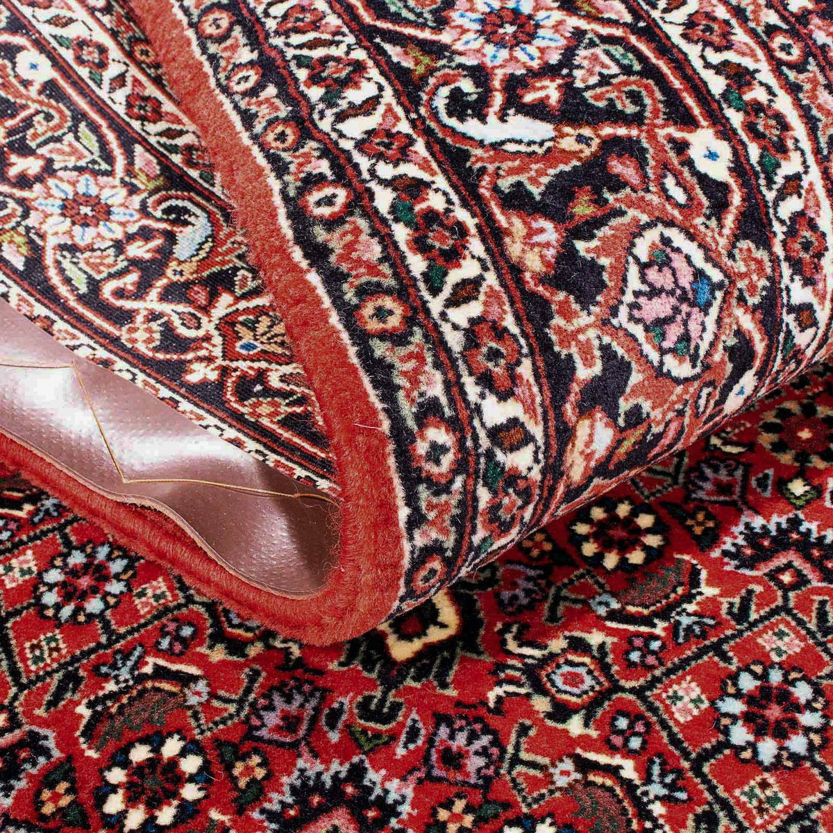 Alfombra persa - Bidjar - 177 x 110 cm - rojo