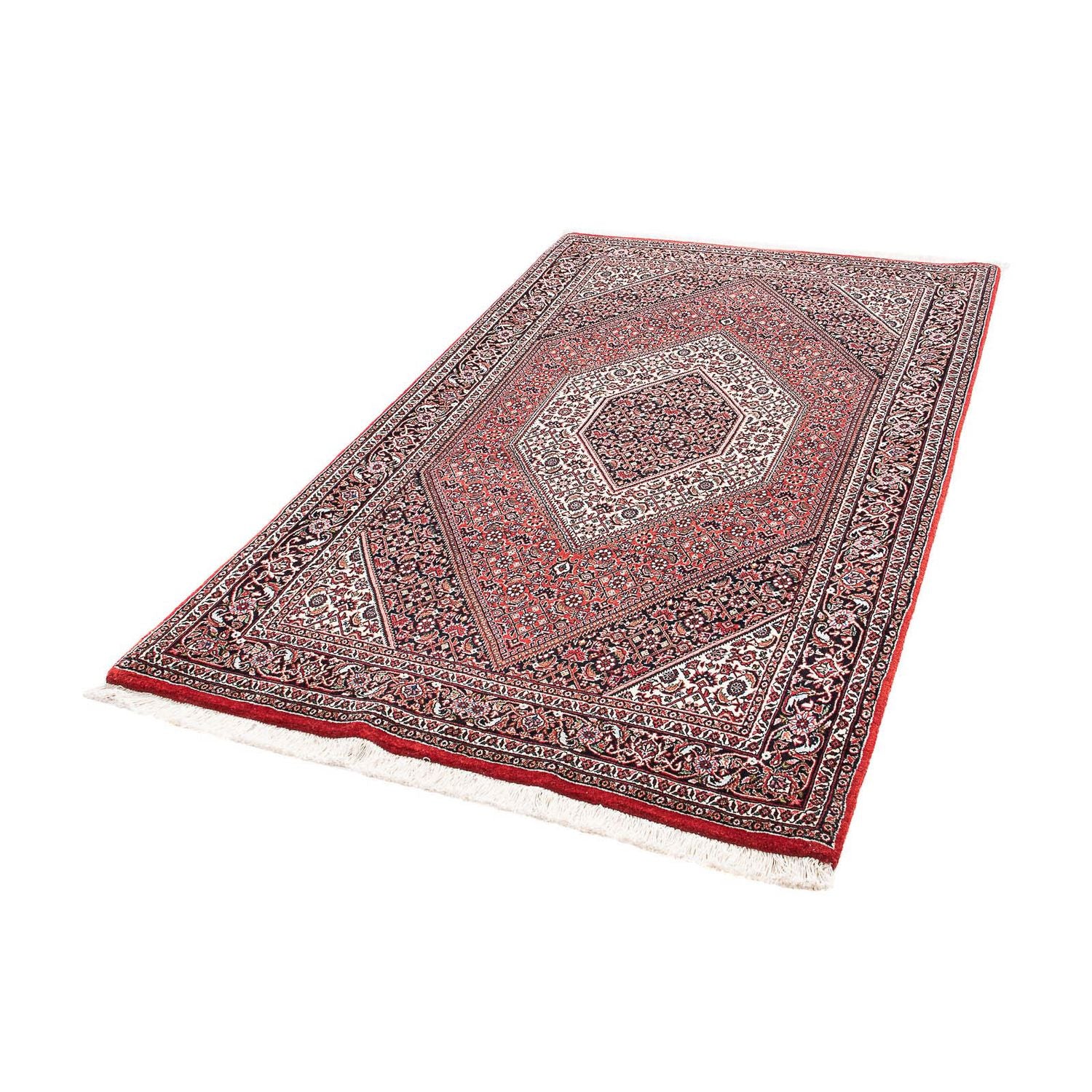 Alfombra persa - Bidjar - 177 x 110 cm - rojo