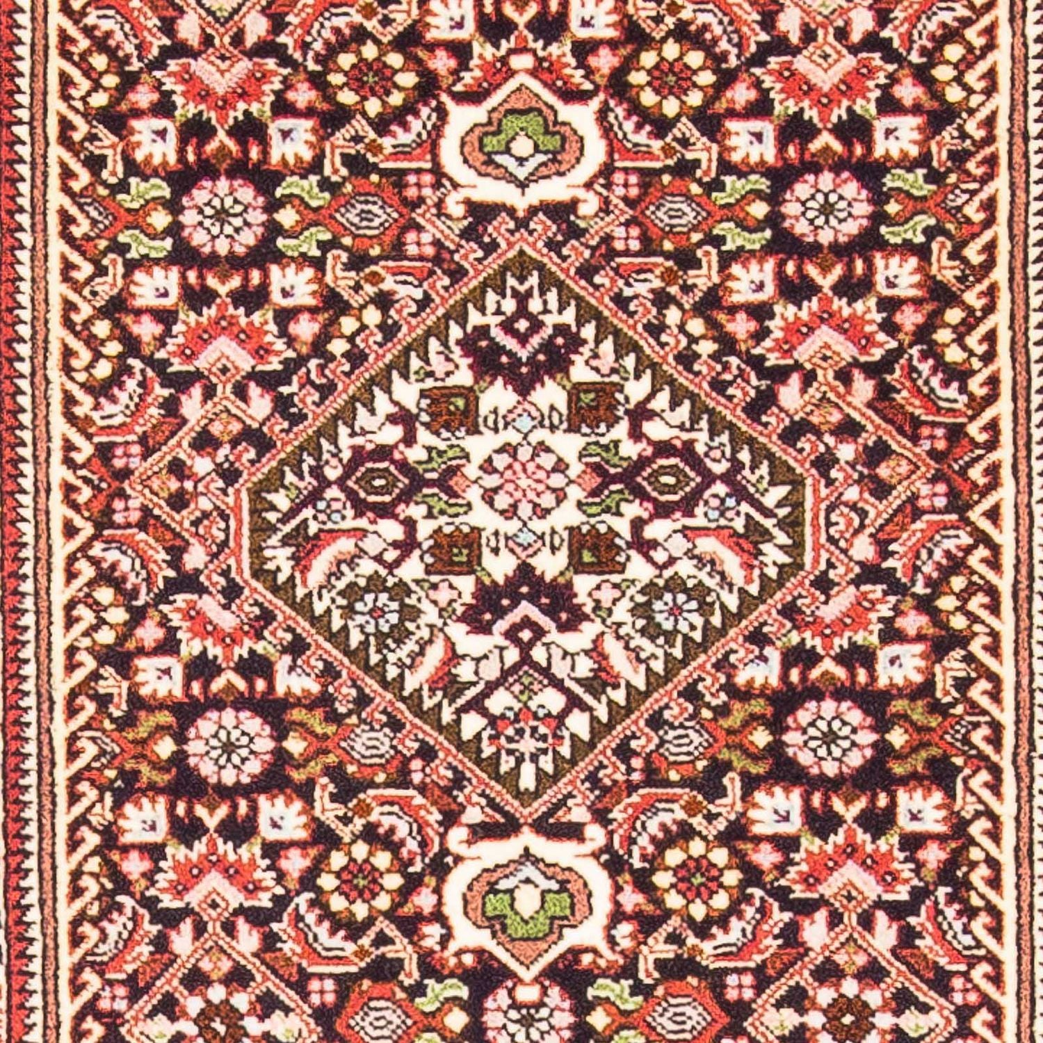 Alfombra persa - Bidjar - 136 x 83 cm - rojo