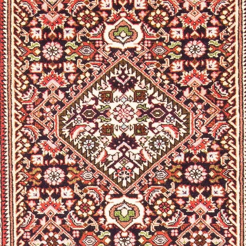 Alfombra persa - Bidjar - 136 x 83 cm - rojo