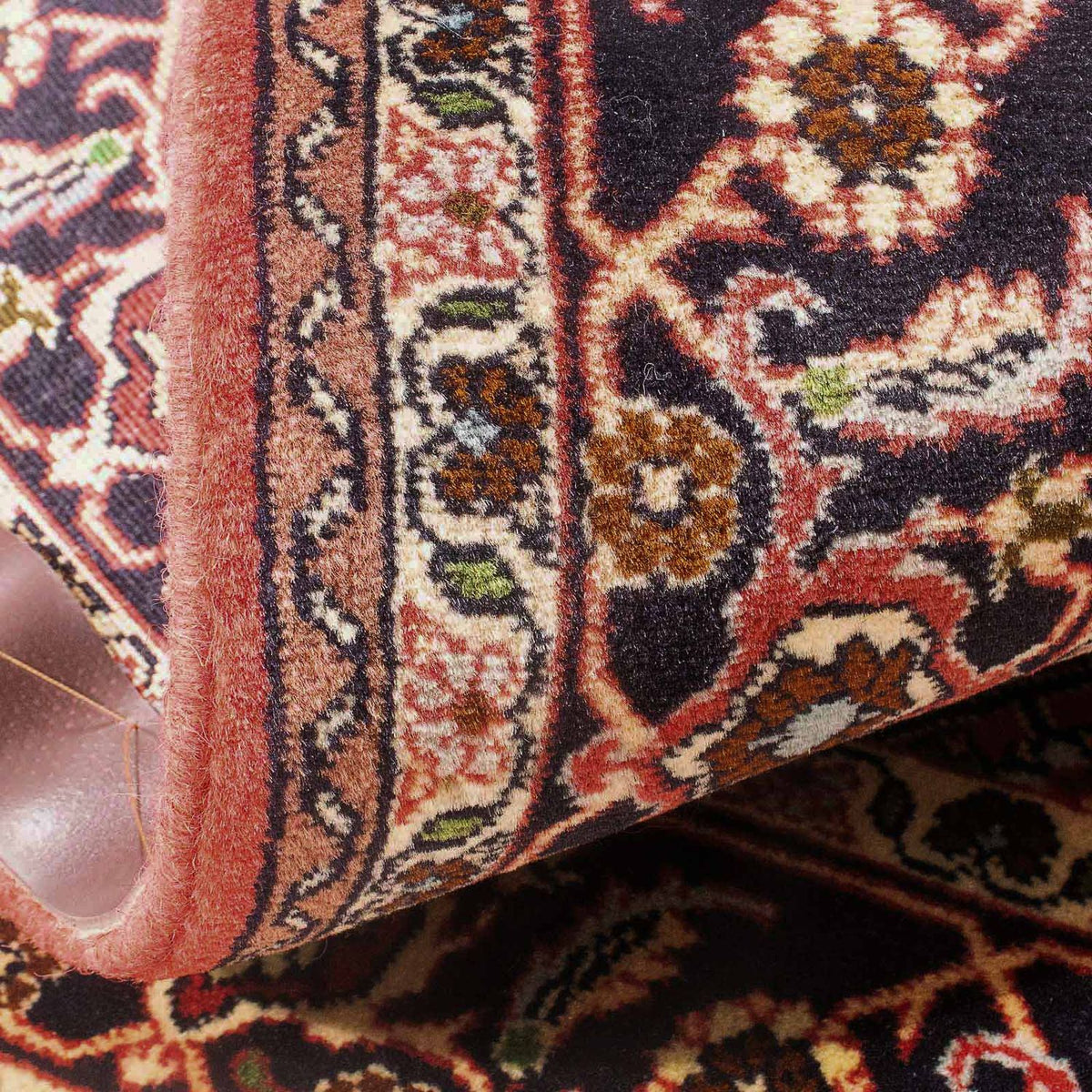 Alfombra persa - Bidjar - 136 x 83 cm - rojo