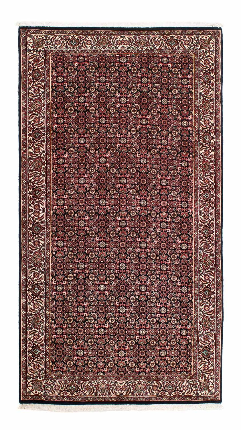 Alfombra de pasillo Alfombra persa - Bidjar - 195 x 100 cm - azul oscuro