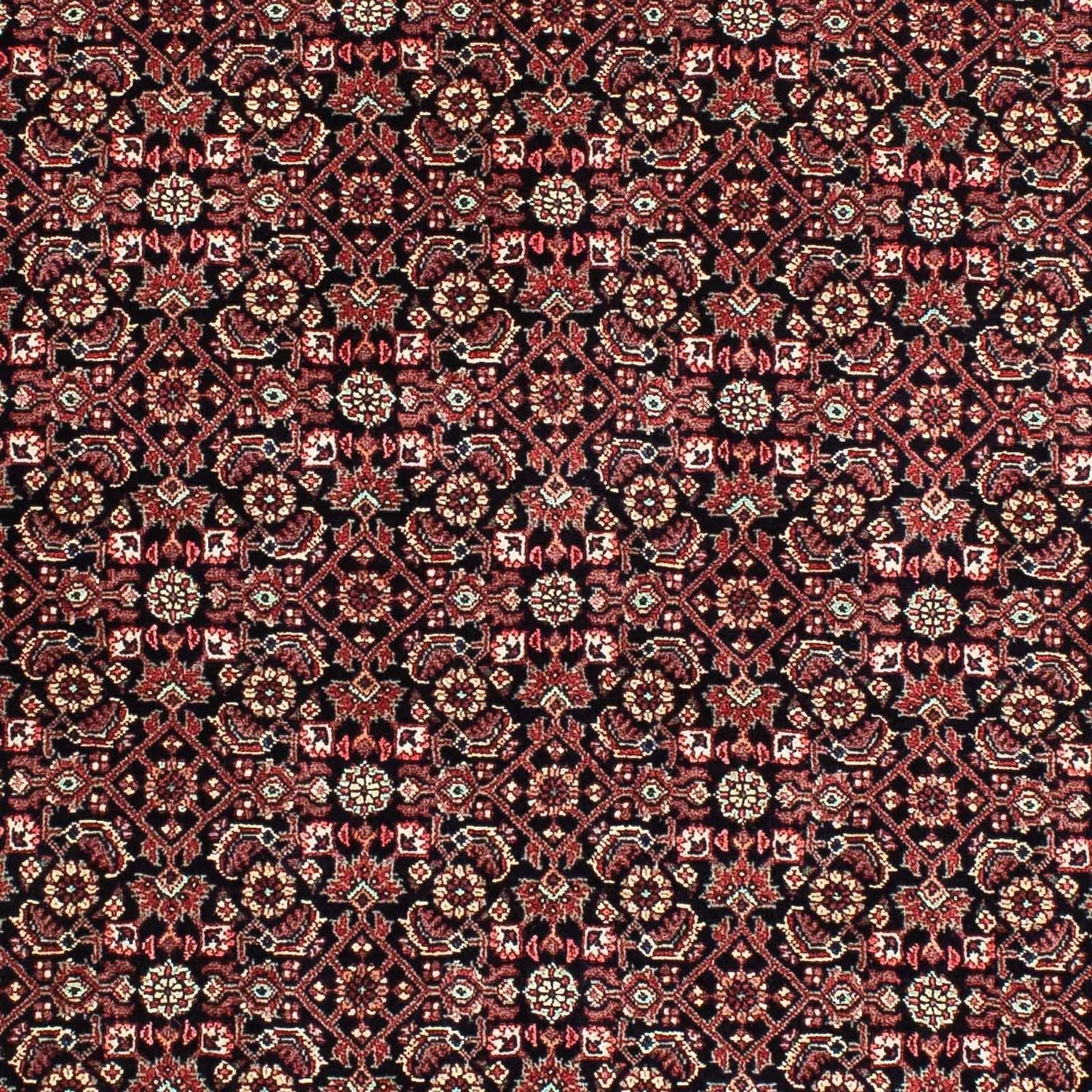 Alfombra de pasillo Alfombra persa - Bidjar - 195 x 100 cm - azul oscuro