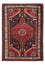 Alfombra persa - Nómada - 127 x 90 cm - rojo oscuro