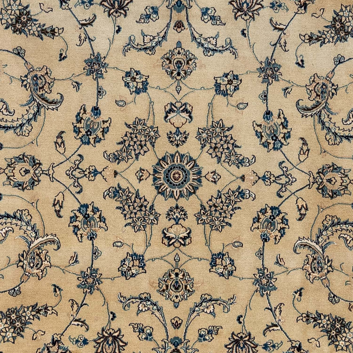 Alfombra Persa - Nain - Real - 352 x 243 cm - marrón claro