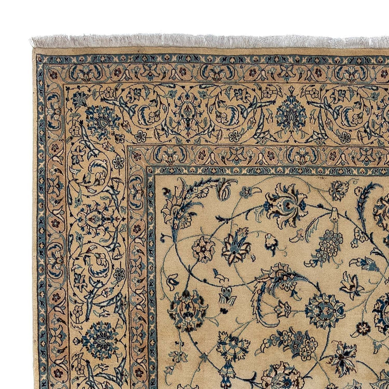 Alfombra Persa - Nain - Real - 352 x 243 cm - marrón claro