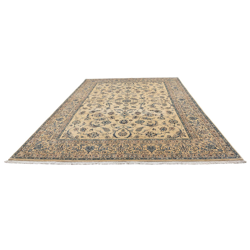 Alfombra Persa - Nain - Real - 352 x 243 cm - marrón claro