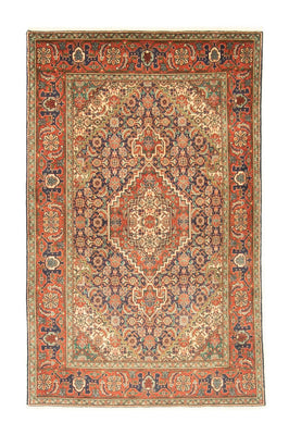 Alfombra Persa - Tabriz - Real - 145 x 95 cm - azul oscuro