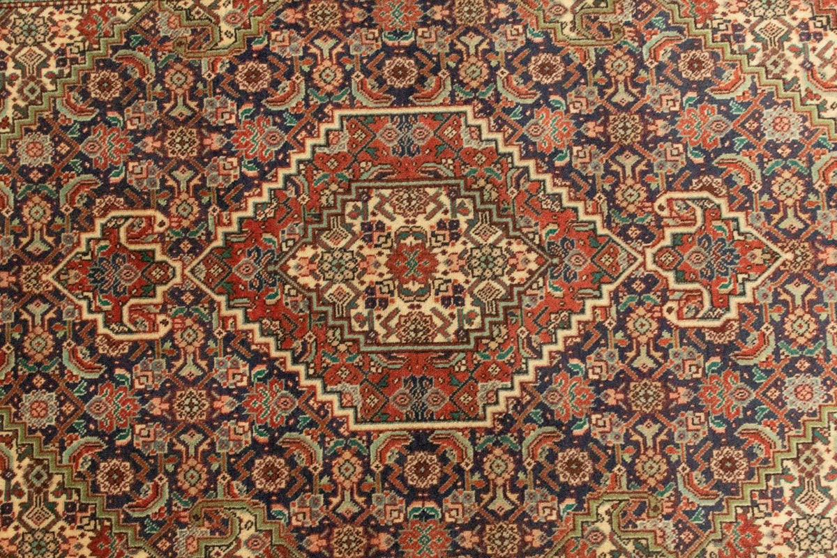 Alfombra Persa - Tabriz - Real - 145 x 95 cm - azul oscuro