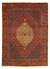 Alfombra Persa - Tabriz - Real - 337 x 251 cm - rojo oscuro