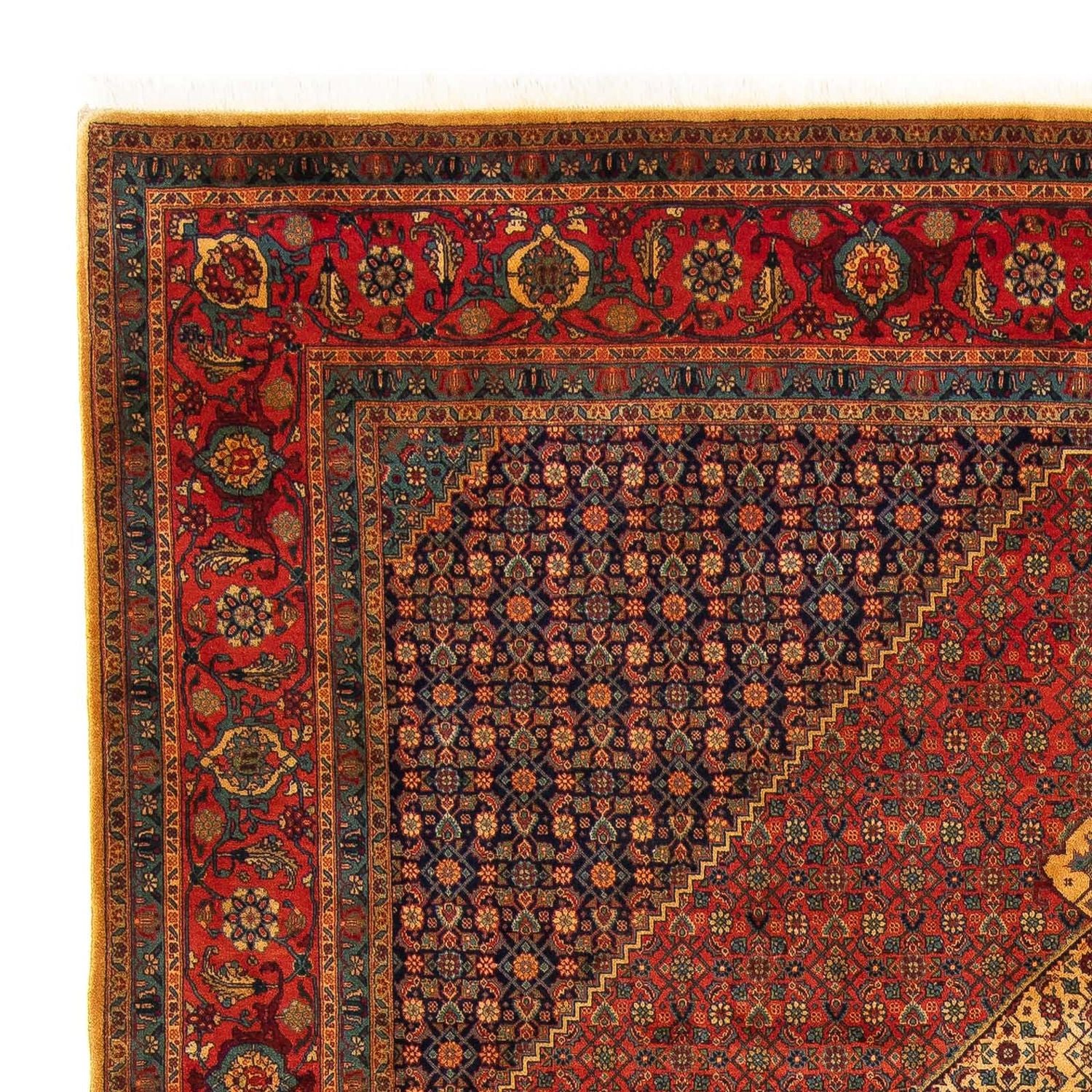 Alfombra Persa - Tabriz - Real - 337 x 251 cm - rojo oscuro