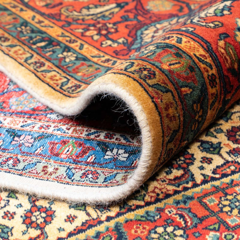 Alfombra Persa - Tabriz - Real - 337 x 251 cm - rojo oscuro