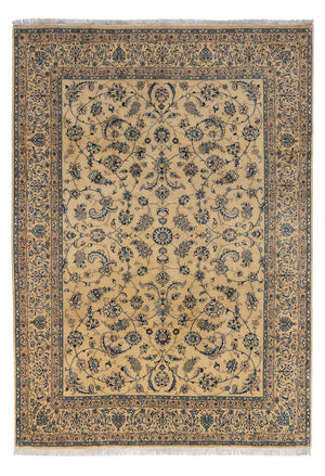 Alfombra Persa - Nain - Real - 343 x 247 cm - marrón claro