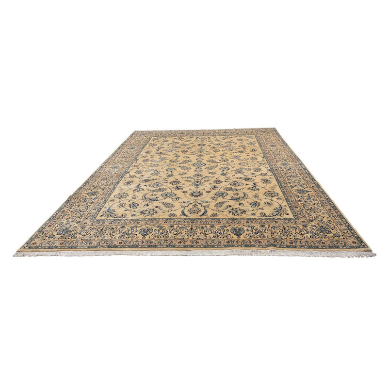 Alfombra Persa - Nain - Real - 343 x 247 cm - marrón claro