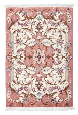 Alfombra Persa - Tabriz - Real - 90 x 61 cm - beige