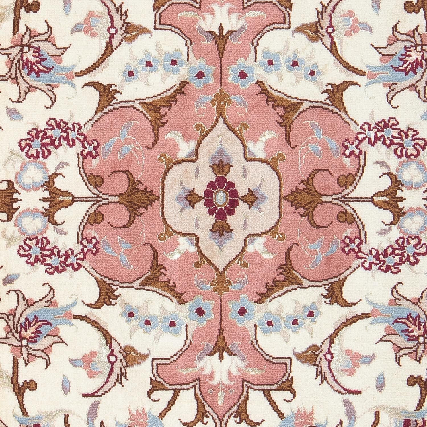 Alfombra Persa - Tabriz - Real - 90 x 61 cm - beige