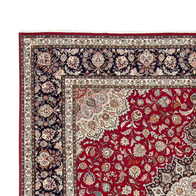 Alfombra Persa - Tabriz - Real cuadrado  - 306 x 302 cm - rojo oscuro