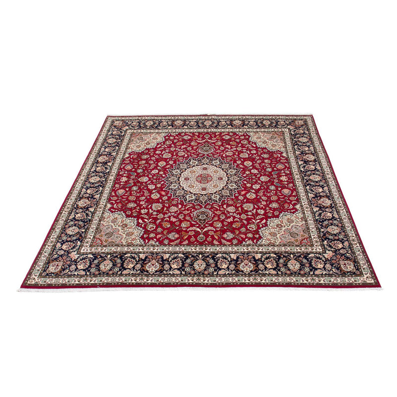 Alfombra Persa - Tabriz - Real cuadrado  - 306 x 302 cm - rojo oscuro