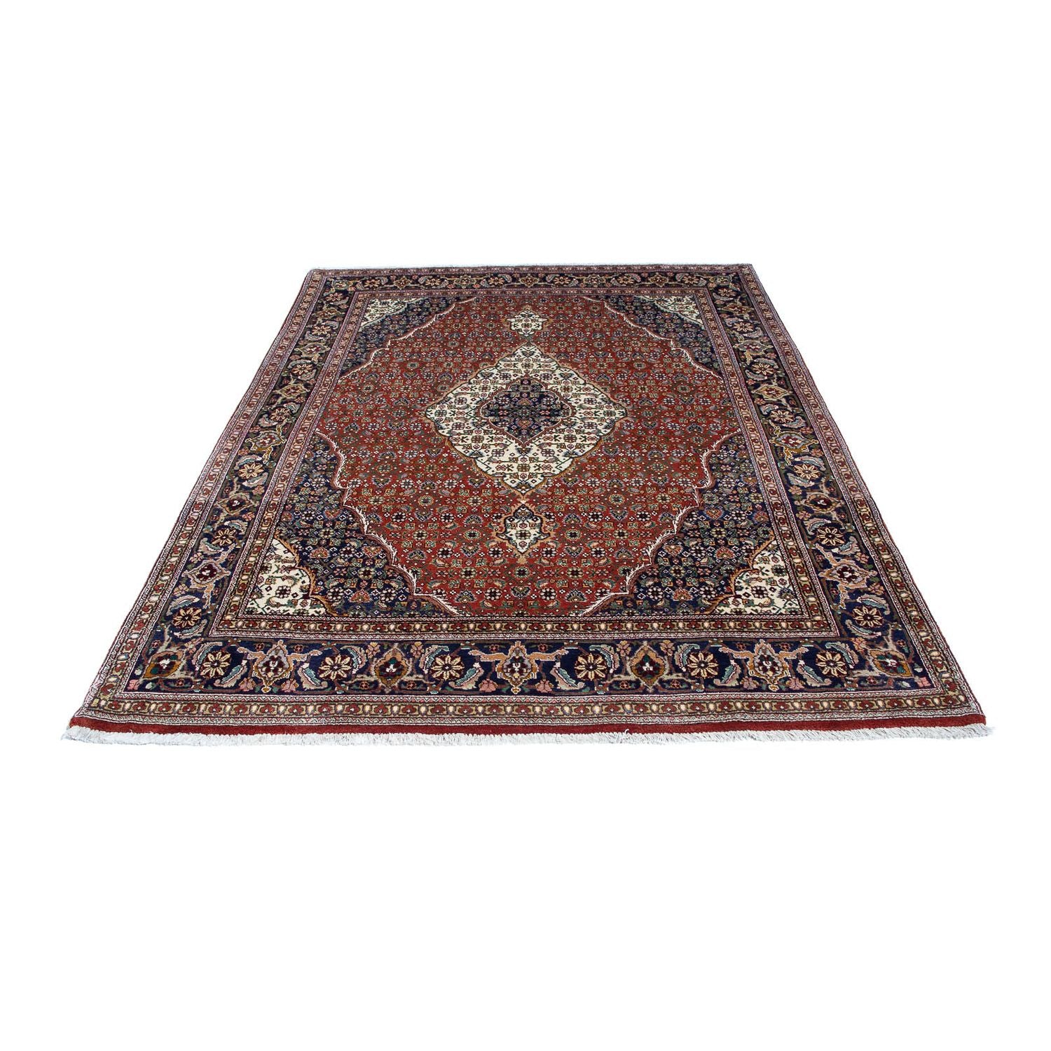 Alfombra persa - Tabriz - 209 x 152 cm - óxido