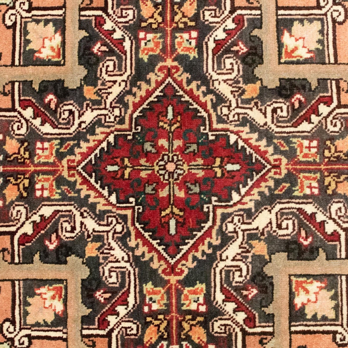 Alfombra persa - Nómada - 197 x 157 cm - rojo claro