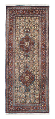 Alfombra de pasillo Alfombra persa - Clásica - 200 x 77 cm - beige