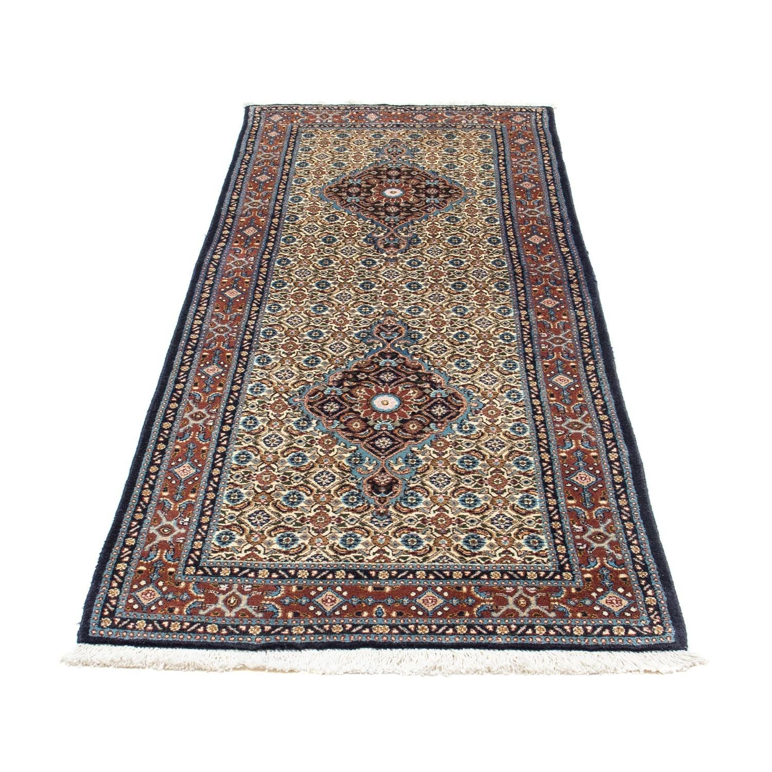 Alfombra de pasillo Alfombra persa - Clásica - 196 x 77 cm - beige
