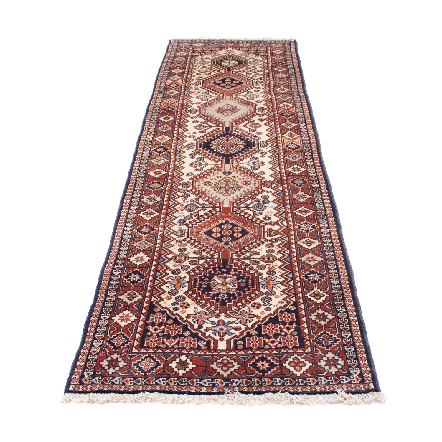 Alfombra de pasillo Alfombra persa - Nómada - 293 x 72 cm - beige
