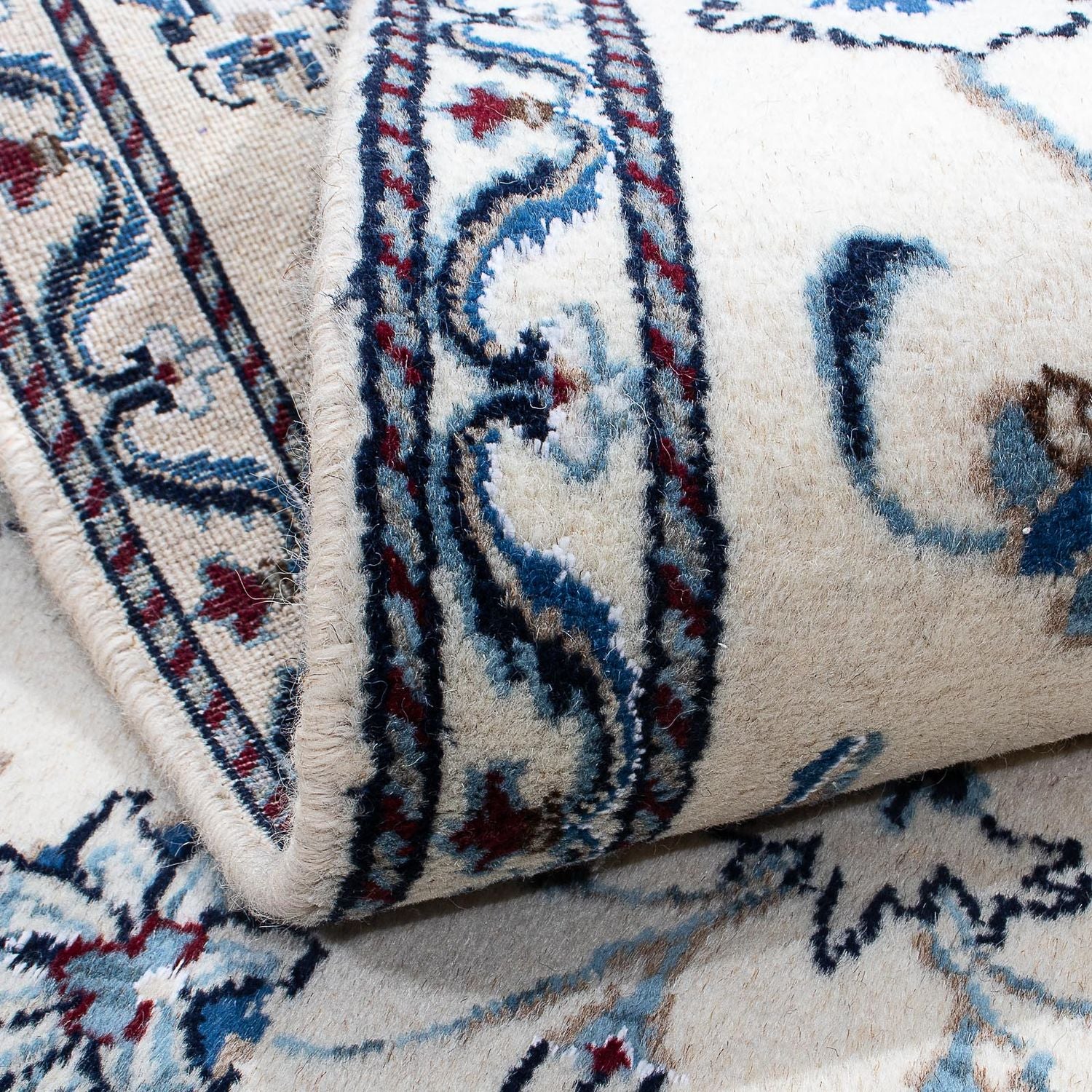 Alfombra persa - Nain - 142 x 89 cm - beige