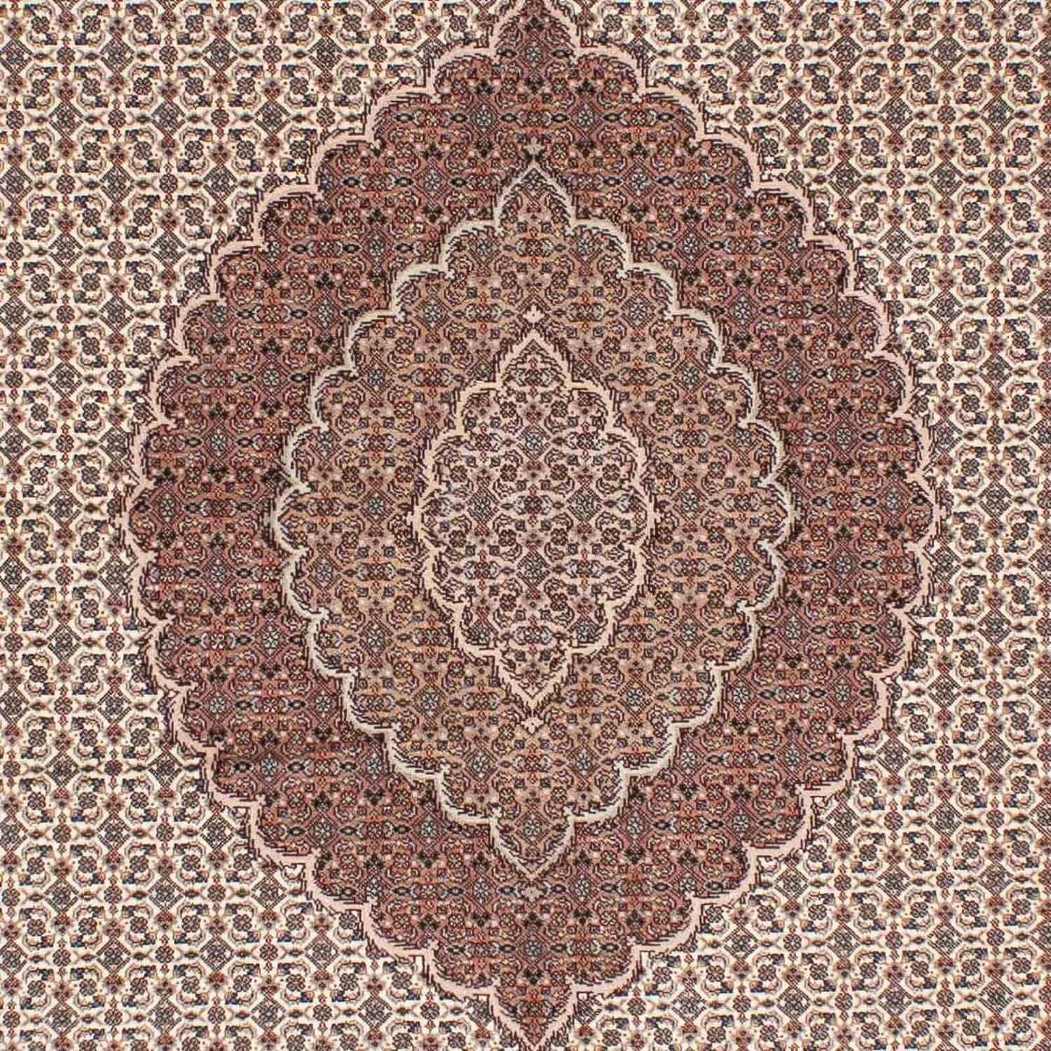 Alfombra persa - Tabriz - 237 x 168 cm - marrón claro