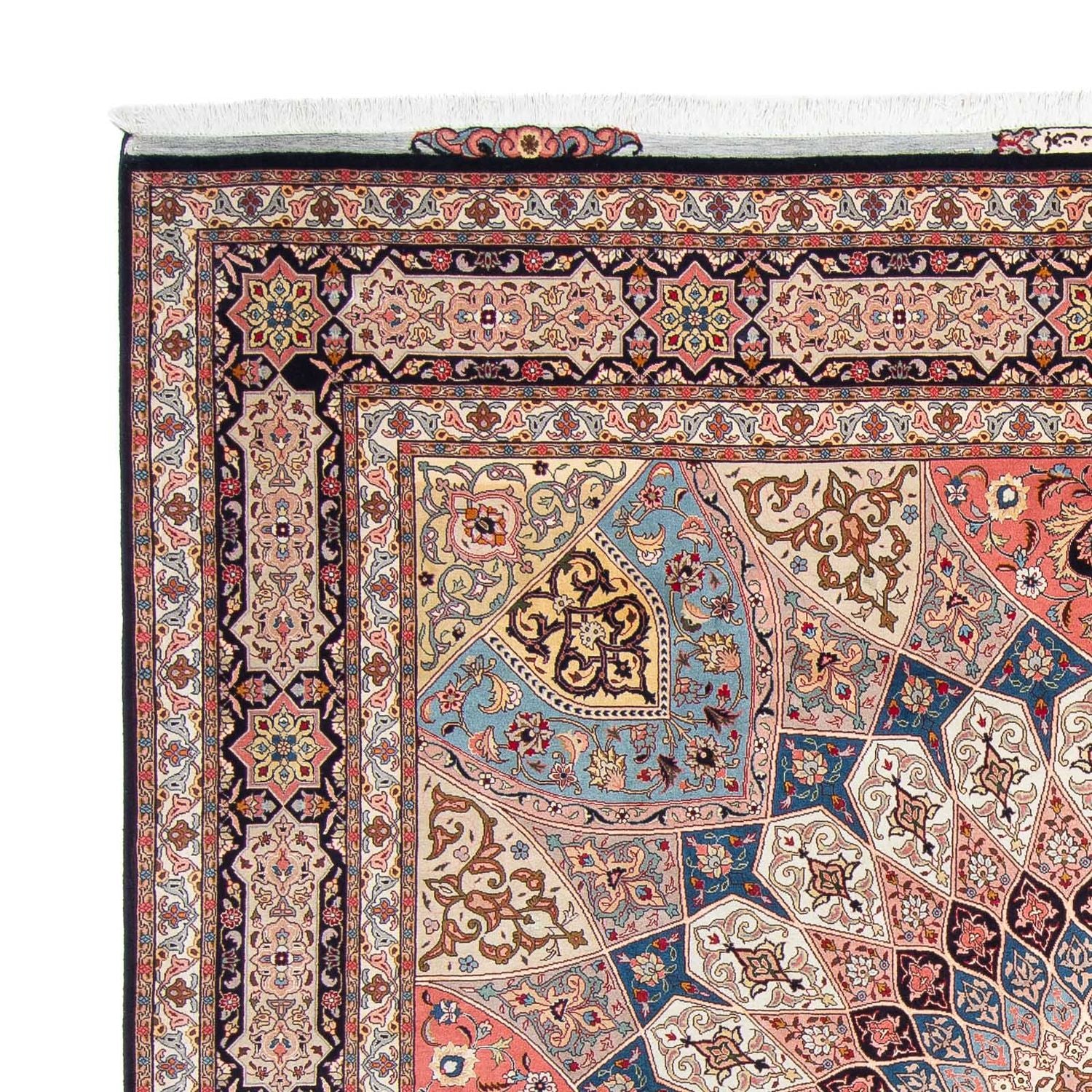 Alfombra Persa - Tabriz - Real cuadrado  - 250 x 248 cm - marrón claro