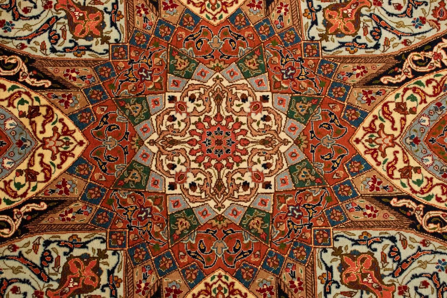 Alfombra Persa - Tabriz - Real - 154 x 98 cm - multicolor