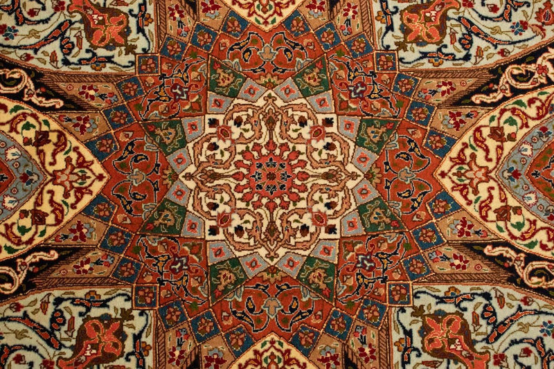 Alfombra Persa - Tabriz - Real - 154 x 98 cm - multicolor