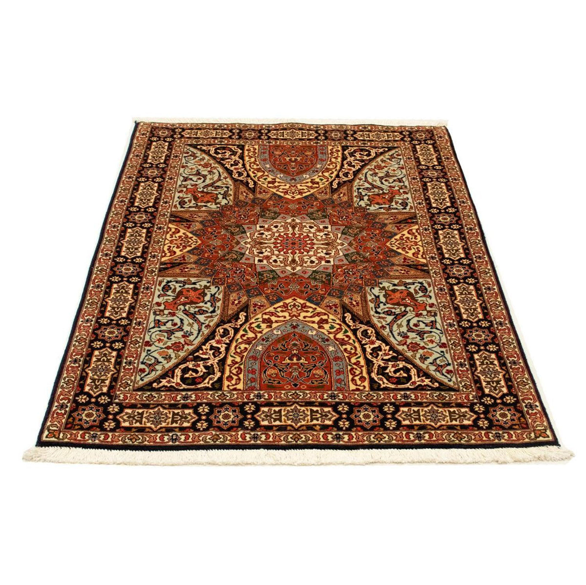 Alfombra Persa - Tabriz - Real - 154 x 98 cm - multicolor