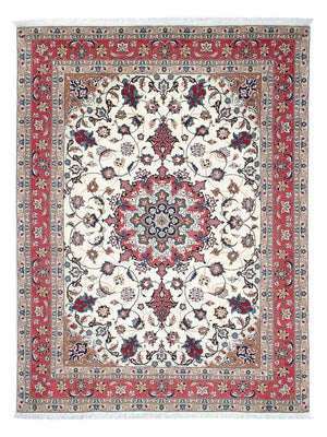 Alfombra Persa - Tabriz - Real - 206 x 150 cm - beige